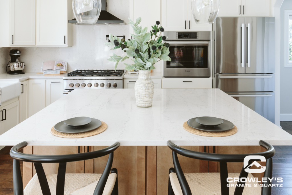 High-quality granite and quartz installation from Crowley's Granite and Quartz.