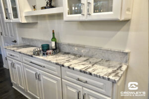 High-quality granite and quartz installation from Crowley's Granite and Quartz.