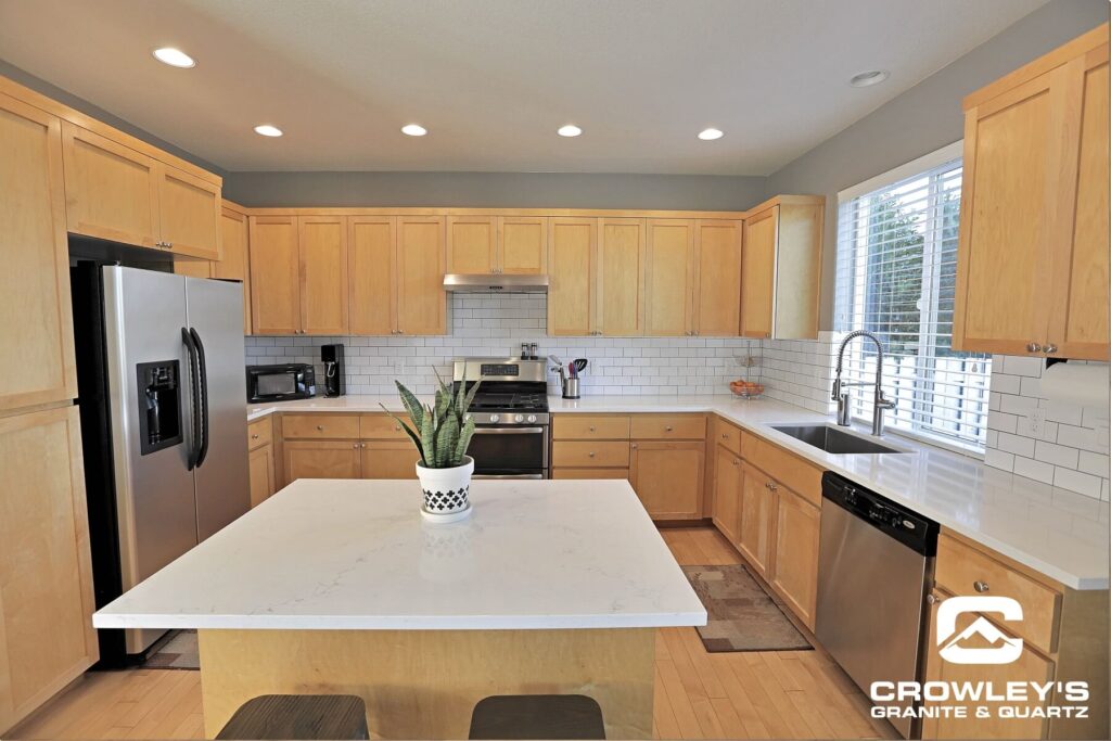 Elegant countertop installed by Crowley's