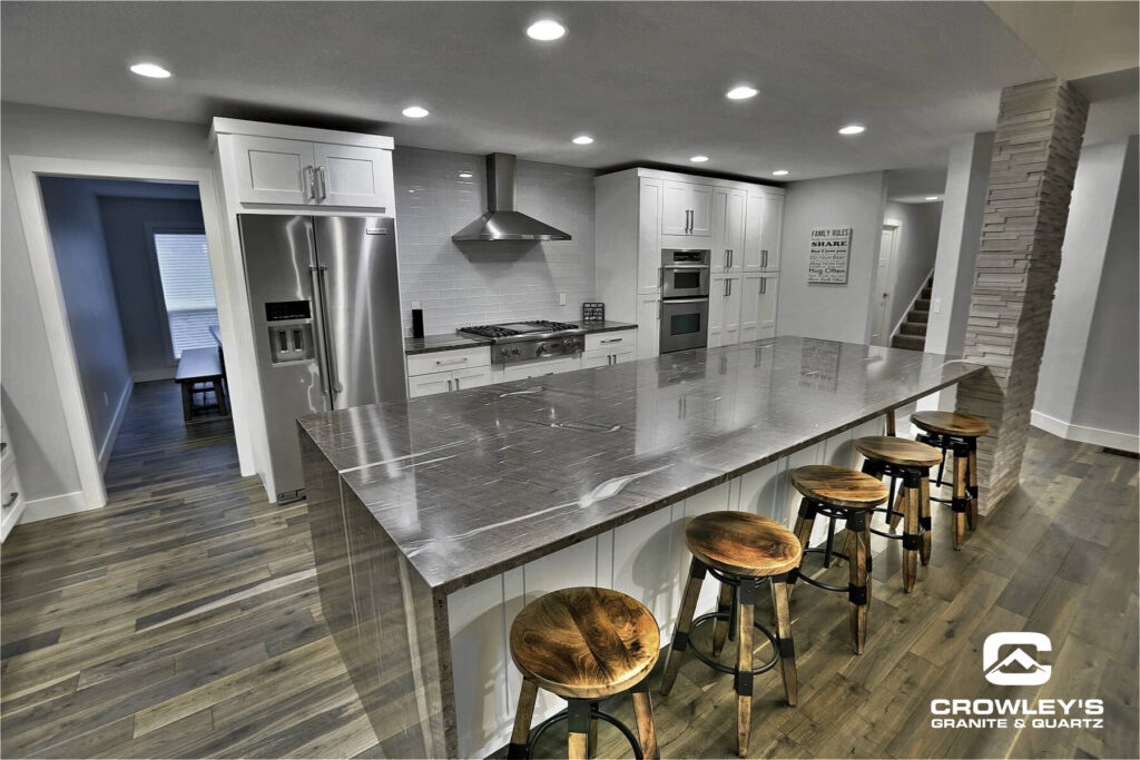 Elegant countertop installed by Crowley's