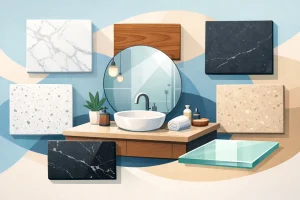 7 Best Bathroom Countertop Materials