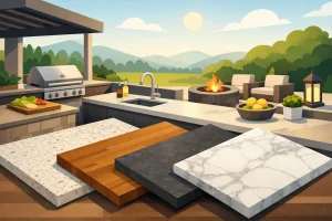 Best Outdoor Kitchen Countertops for Homes