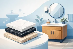 Countertop Remnants for Small Bathroom Vanities