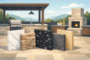 5 Best Stone Options for Outdoor Kitchens