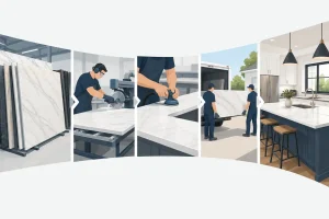 Countertop Fabrication Process: From Slab to Home